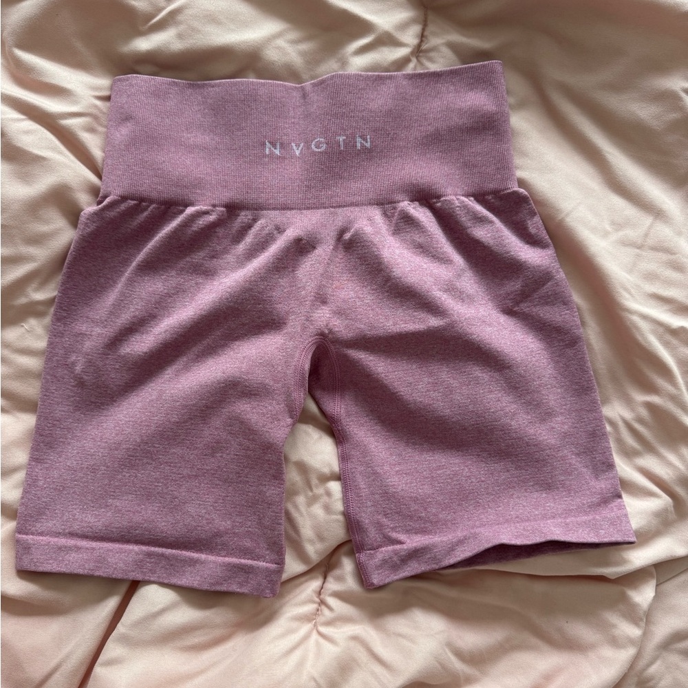 NVGTN pink pro seamless shorts